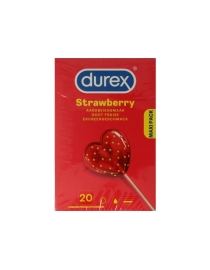 Durex Strawberry 20 vnt. dėžutė